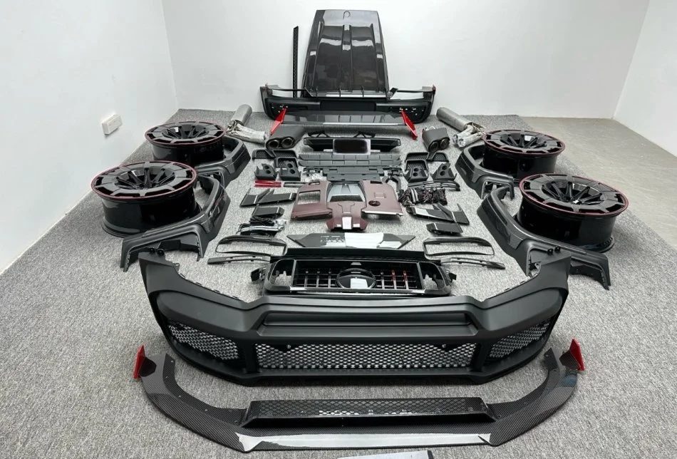 ✅KONVERTIME UPGRADE ORIGJINALE BRABUS MANSORY ABT URBAN KIT BODYKITE PJES CARBON PER MERCEDES BENZ G CLASS S CLASS LAMBO