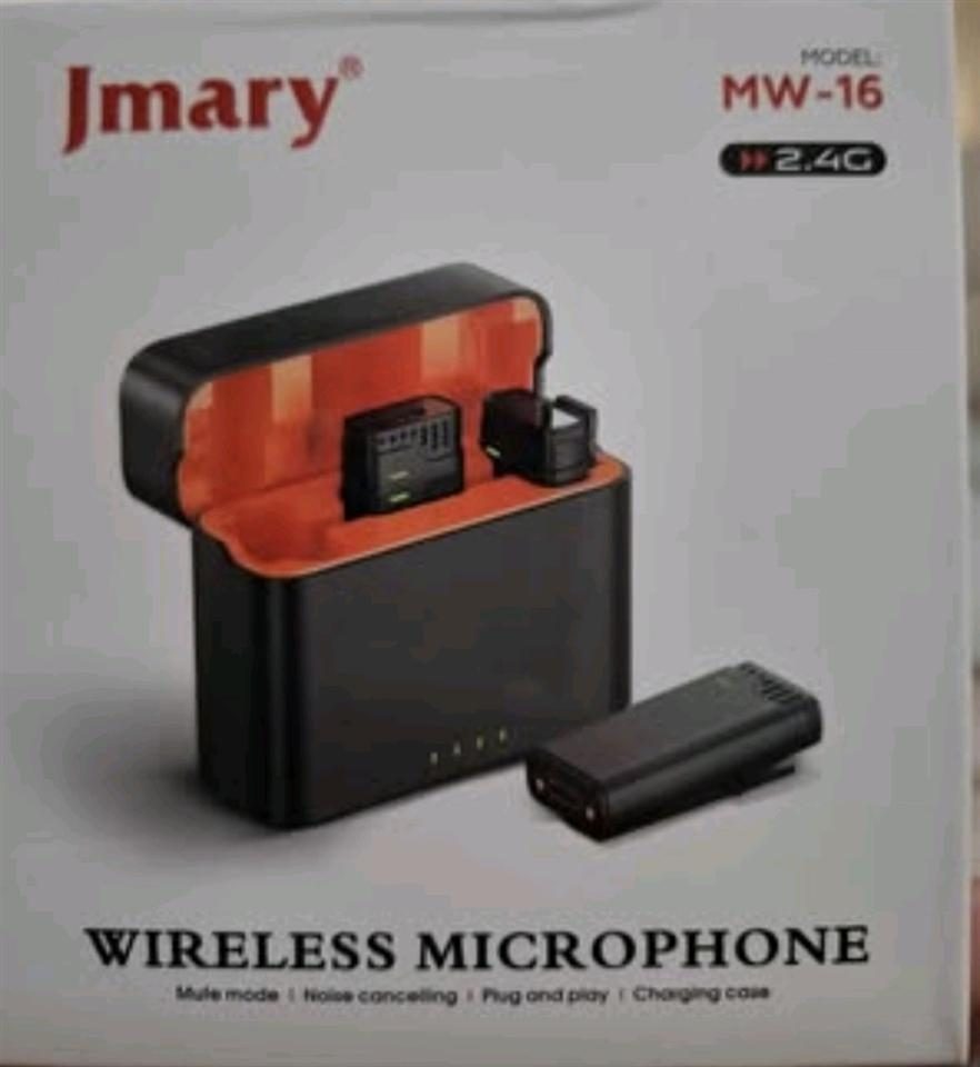 Mikrofon Wireless 2 Ne 1 Jmary për android, iphone