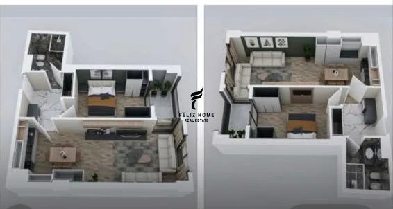 Tirane, shitet apartament 1+1+Ballkon Kati 8, 73 m² 183.500 € (STACIONI I TRENIT)