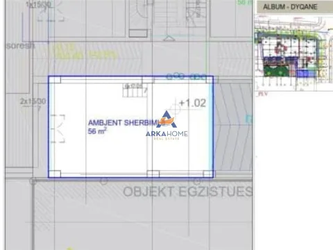 SHITET AMBIENT BIZNESI 64M2 "ALI DEMI,AFËR XHANGOLLIT" 225.4