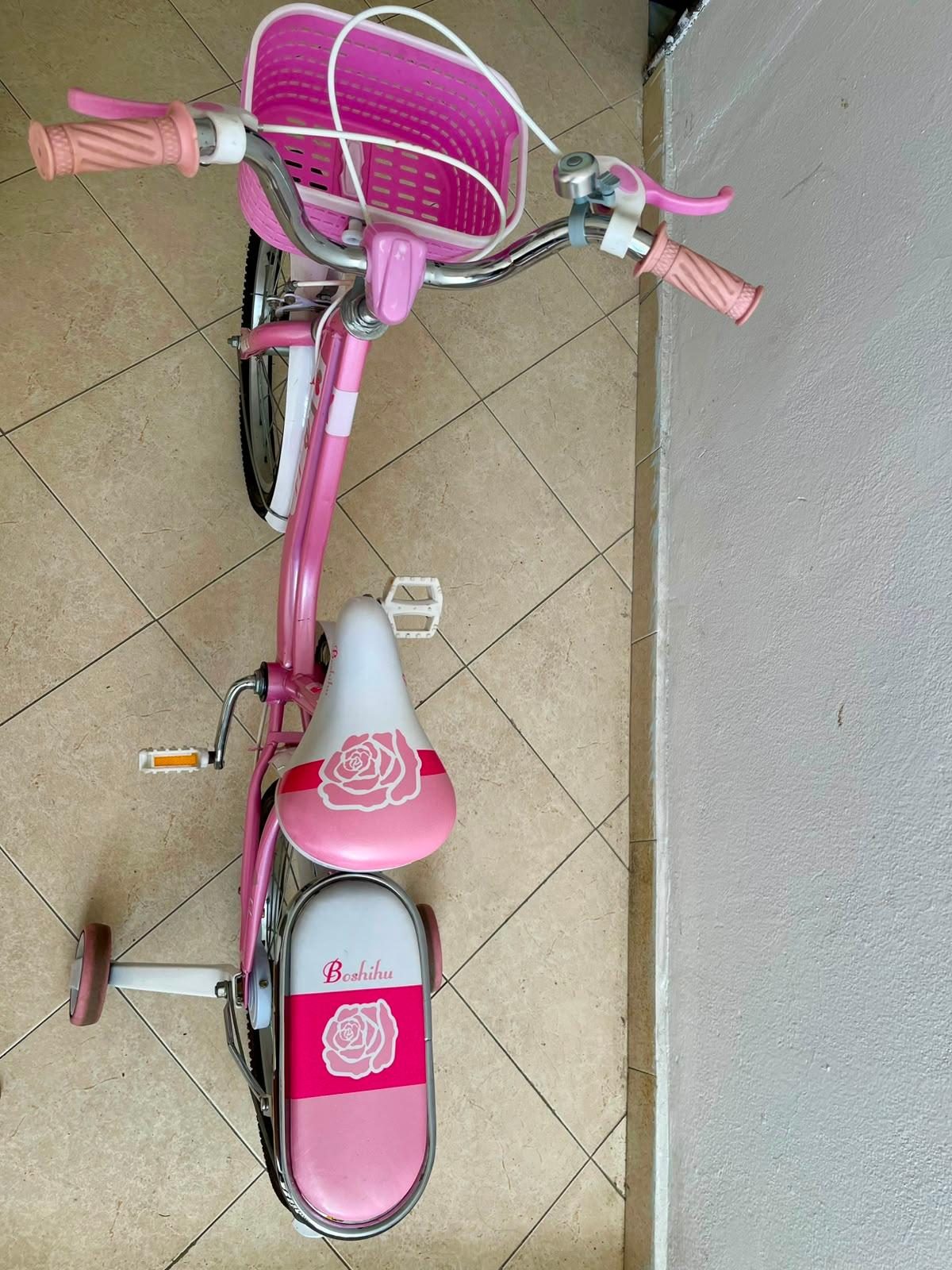 Biciklet roze per goca