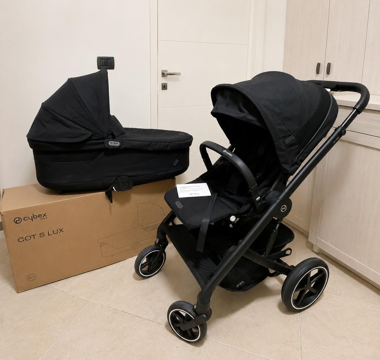 Cybex Balios S Lux Gold (2025) + Portabebe