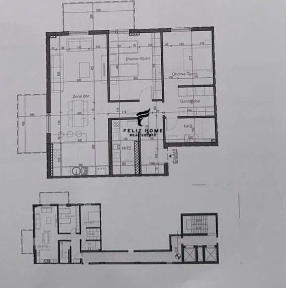 Tirane, shitet apartament 2+1+Ballkon Kati 2, 147 m² 166.500 € (SAUK)