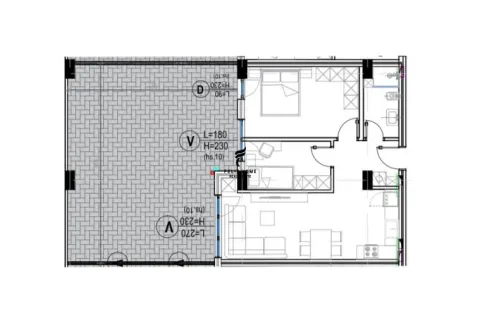 Tirane, shitet apartament 2+1 Kati 3, 138 m² 184.100 € (KODRA E DIELLIT 2)