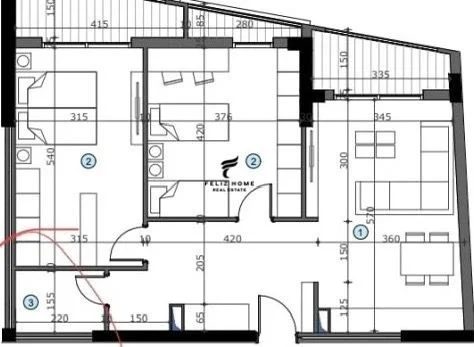 Tirane, jepet me qera zyre Kati 1, 100 m² 1.500 € (ROBERT ZHVARC)