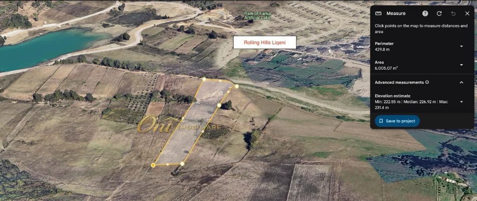 Tirane, shitet truall , 6.000 m² 2.100.000 € (FARKE)