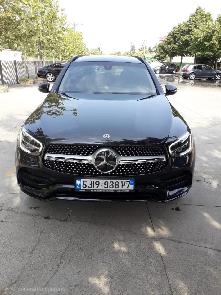 Tirane, shes makine Mercedes-Benz GLC-Class AMG LOOK 2019 Nafte, gri e erret automatik Kondicioner 123.000 km 27.500 €
