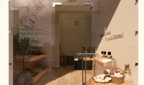 Tirane, jepet me qera ambjent biznesi Kati 1, 45 m² 300 € (Pallatet Cabej)