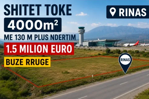 Tirane, shes toke , 4.000 m² 1500000 € (Rinas)