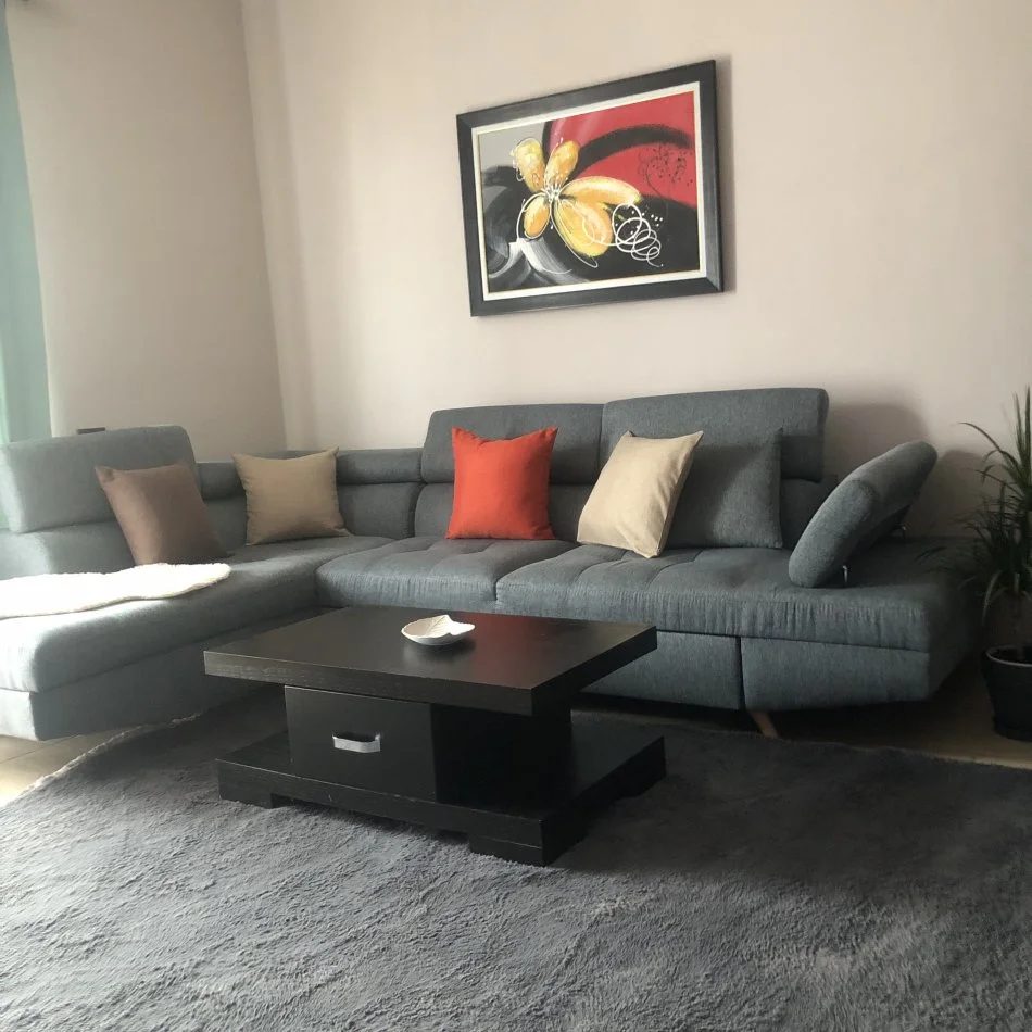 Tirane, jepet me qera apartament 1+1+Ballkon Kati 6, 83 m² 40 € (Rruga Gjon Buzuku)