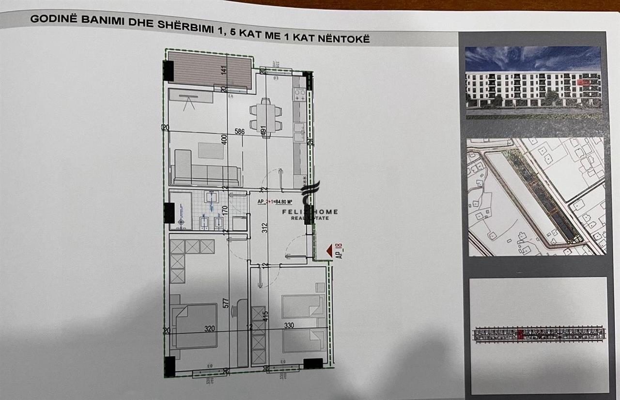 SHITET APARTAMENT 2+1 KAMEZ 75.000 EURO