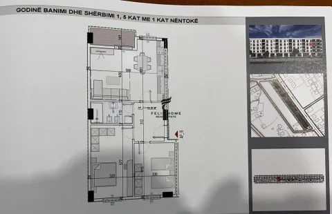 SHITET APARTAMENT 2+1 KAMEZ 75.000 EURO