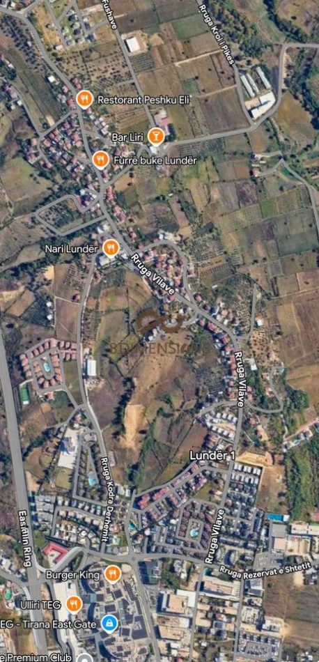 Shitet toke ne Lunder prane Unazes Lindore, shume e favorshme per ndertim vilash ose kapanonesh (D817Z-15)