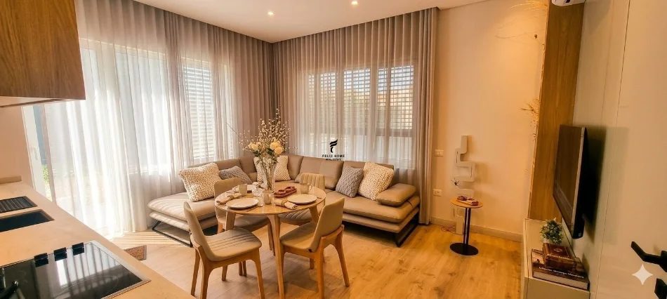 Tirane, jepet me qera apartament 1+1 Kati 2, 55 m² 800 € (KODRA E DIELLIT)