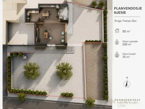 Tirane, jepet me qera ambjent biznesi , 50 m² 800 € (Thanas ziko)