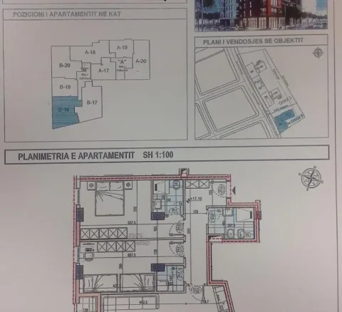 Tirane, shitet apartament 2+1 Kati 5, 113 m² 182.000 € (BULEVARDI RI)