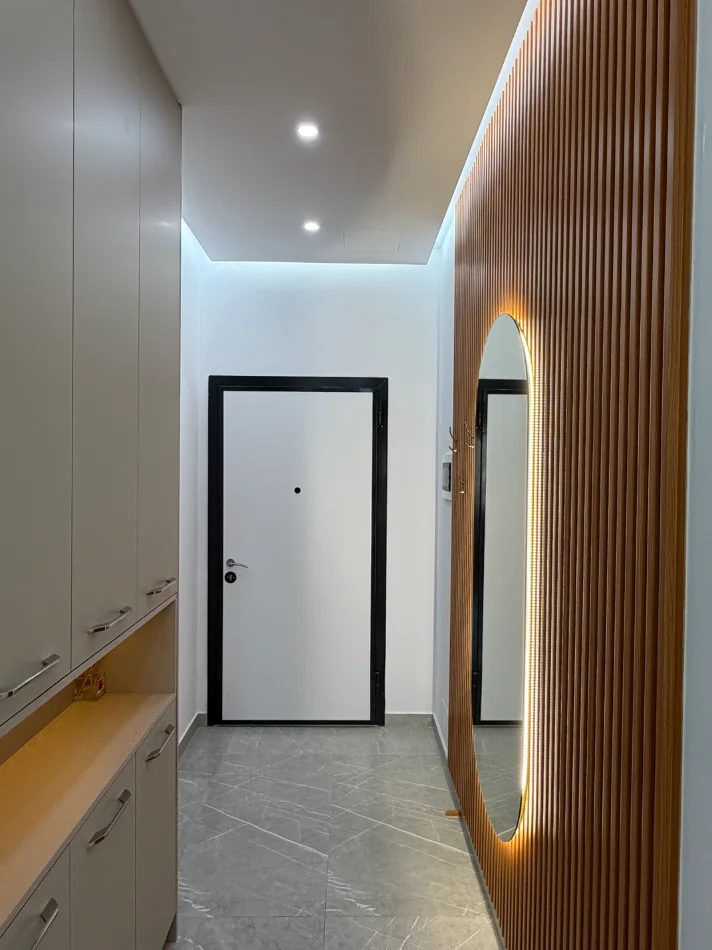 Tirane, jap me qera apartament 1+1 (+Post parkimi)Kati 2, 70 m² 700 € (Sauk, Rezidenca Tirana e Re)