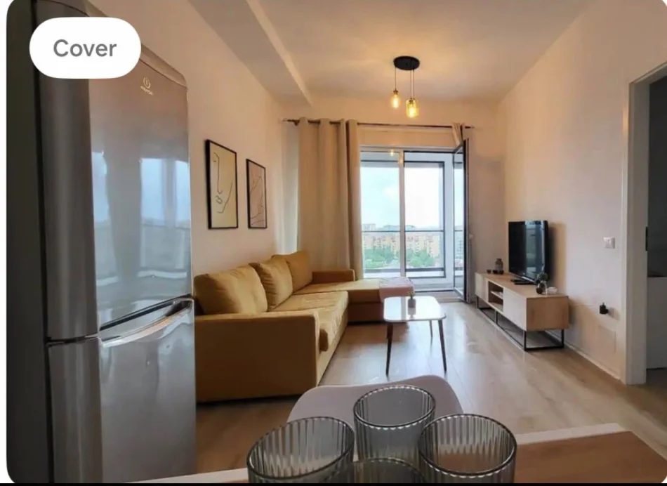 Tirane, jepet me qera apartament 1+1 Kati 5, 60 m² 600 € (21 Dhjetori)