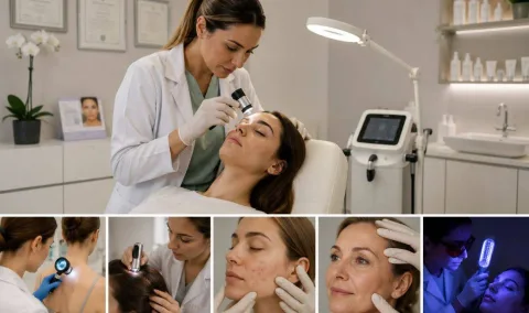 Klinika Dermatologjike-Estetike ofron Vizita Dermatologjike, Trikoskopi, Dermatoskopi, Trajtimin e akneve, Rrudhave, Ren