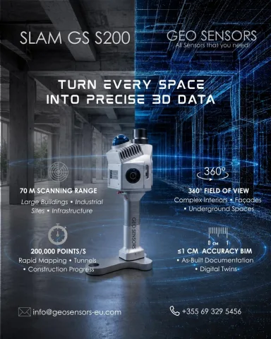 GS-S200 PRO – Skaner 3D SLAM LiDAR