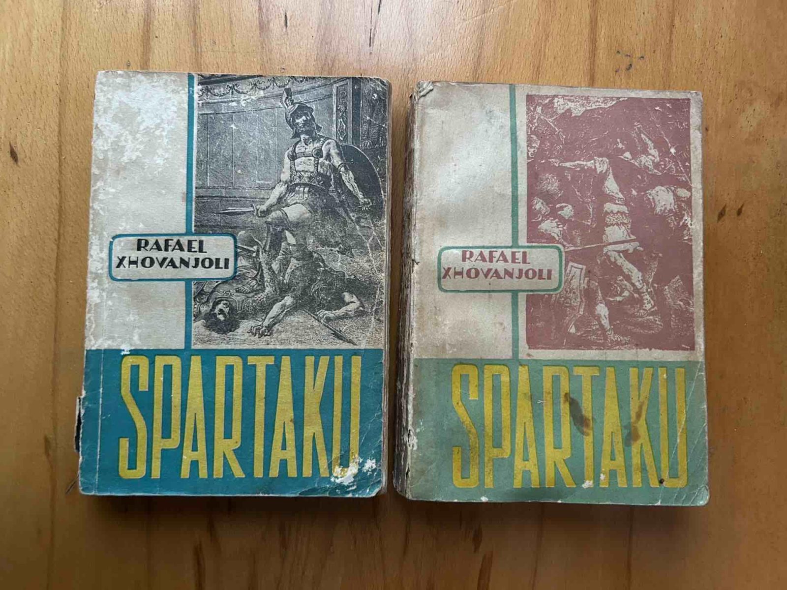 0682073731 “SPARTAKU” me 2 volume Rafael Xhovanjoli 799 lek.