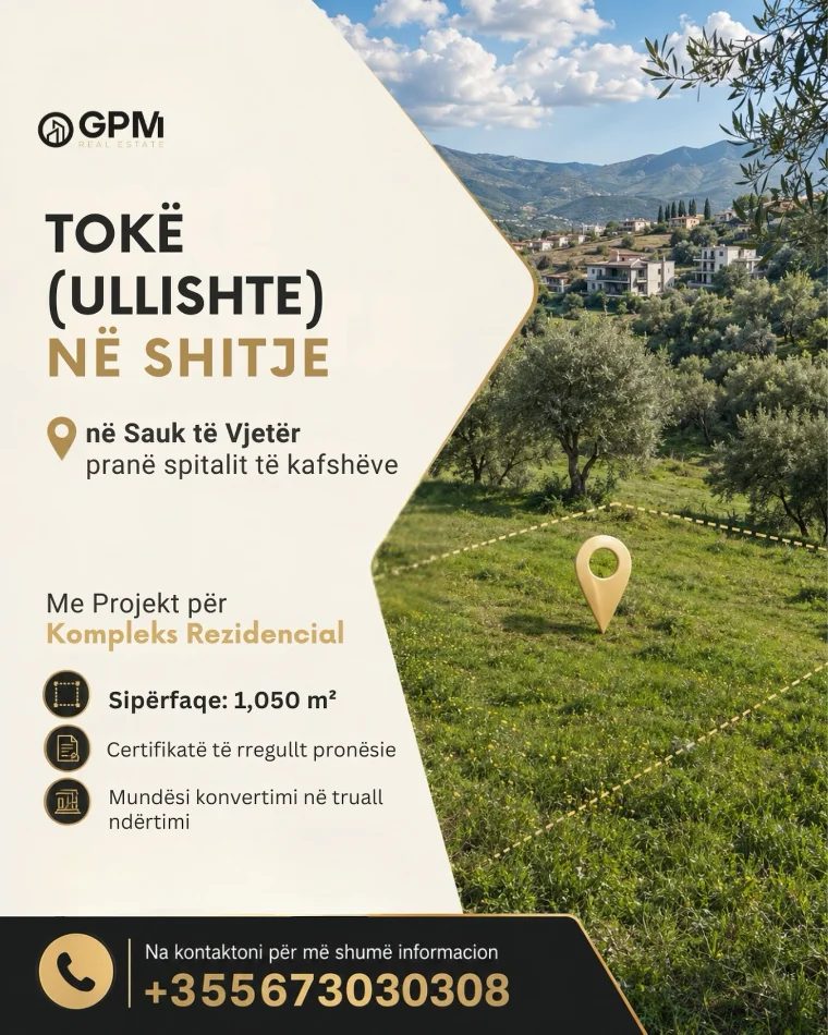 Tokë në shitje në Sauk të Vjetër!