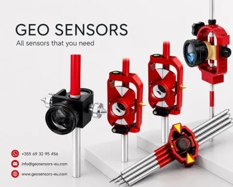 Mini Prizma per Instrumente Topografike