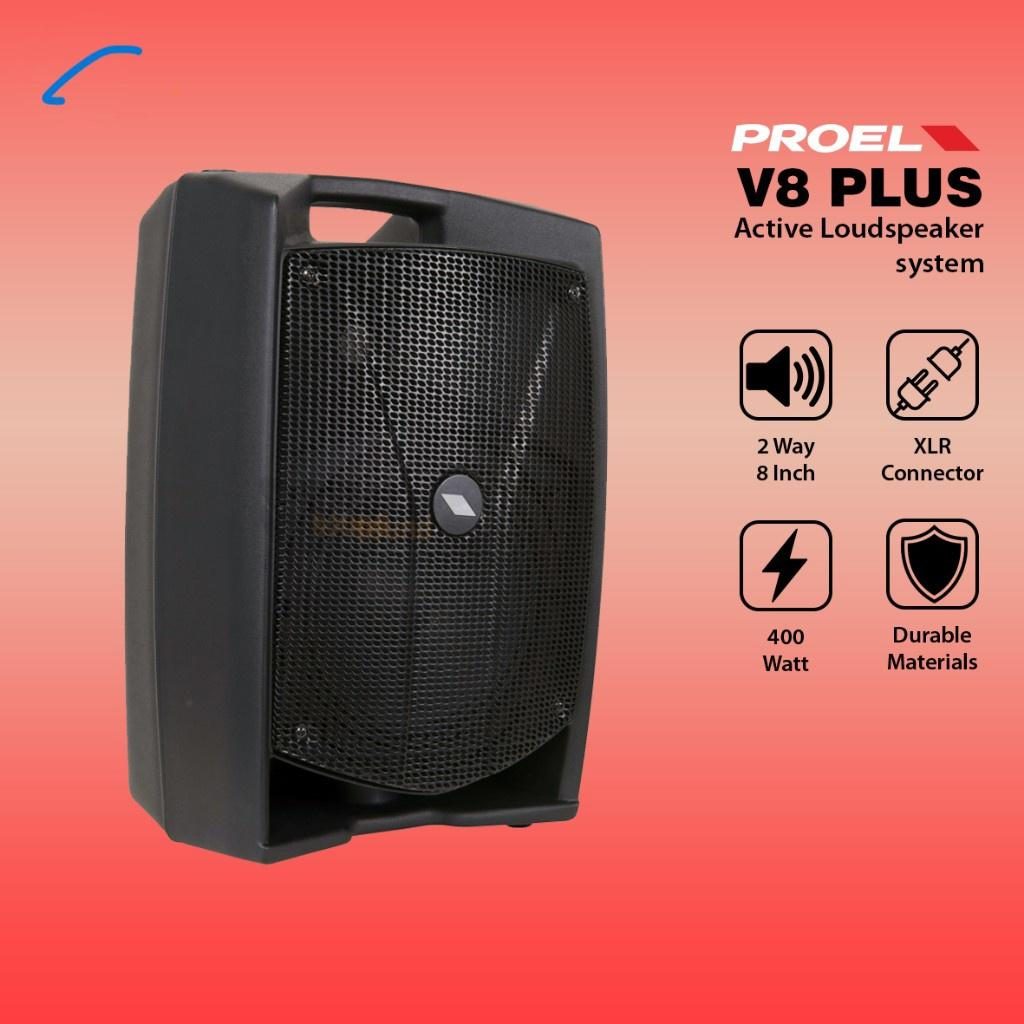 PROEL V8 Plus 400 Watt -CIFT- (AKTIV)
