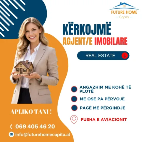 Kërkojmë Agjent/e Imobilare