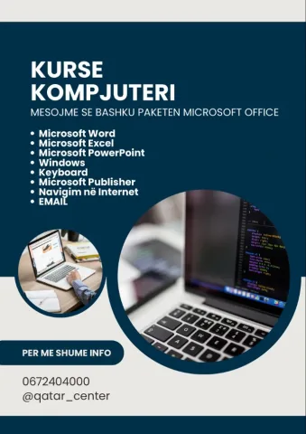 Tirane, kurse kompjuteri IT-Paketa Office “Investo në veten tënde: Mëso Microsoft Office.”