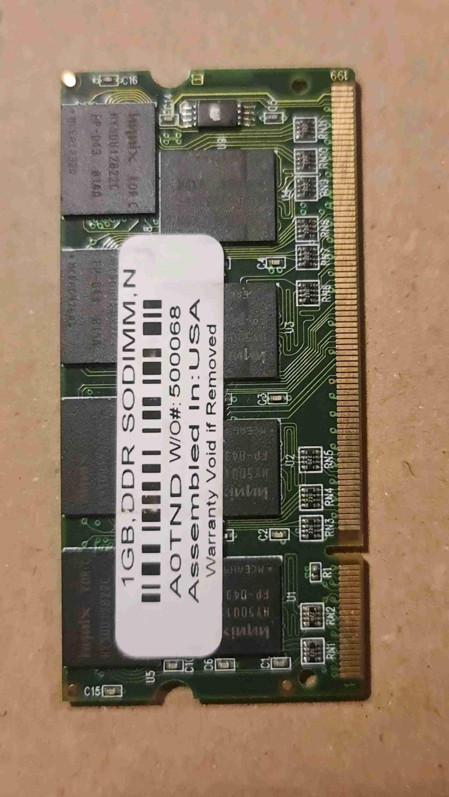RAM 1GB DDR1 SO-DIMM PC2700S – DDR-333 për Laptop