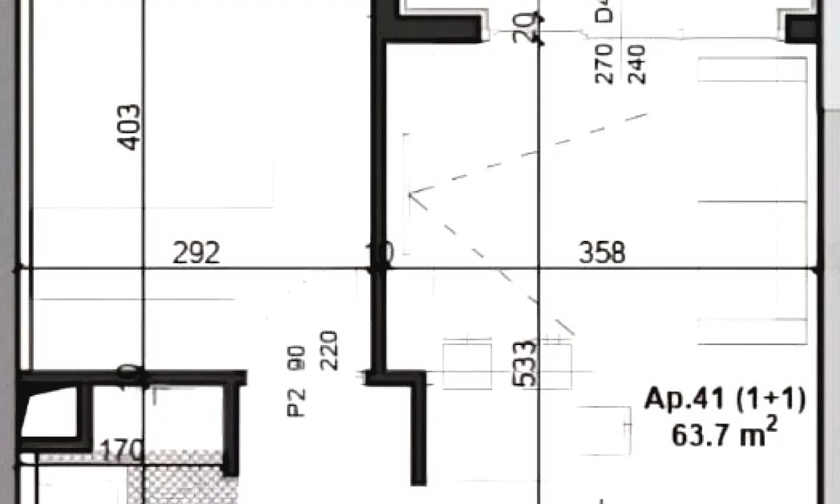 🏢Zogu i Zi,tek Rezidenca “Soho Towers” shitet apartament 1+1, 17,200,000Leke