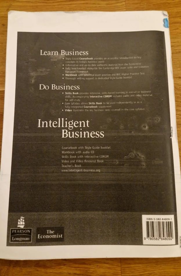 Tirane, shes Shitet libër: Intelligent Business Coursebook