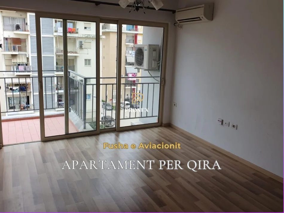 Tirane, jepet me qera apartament 1+1+Ballkon Kati 5, 55 m² 450 € (Fusha e Aviacionit)