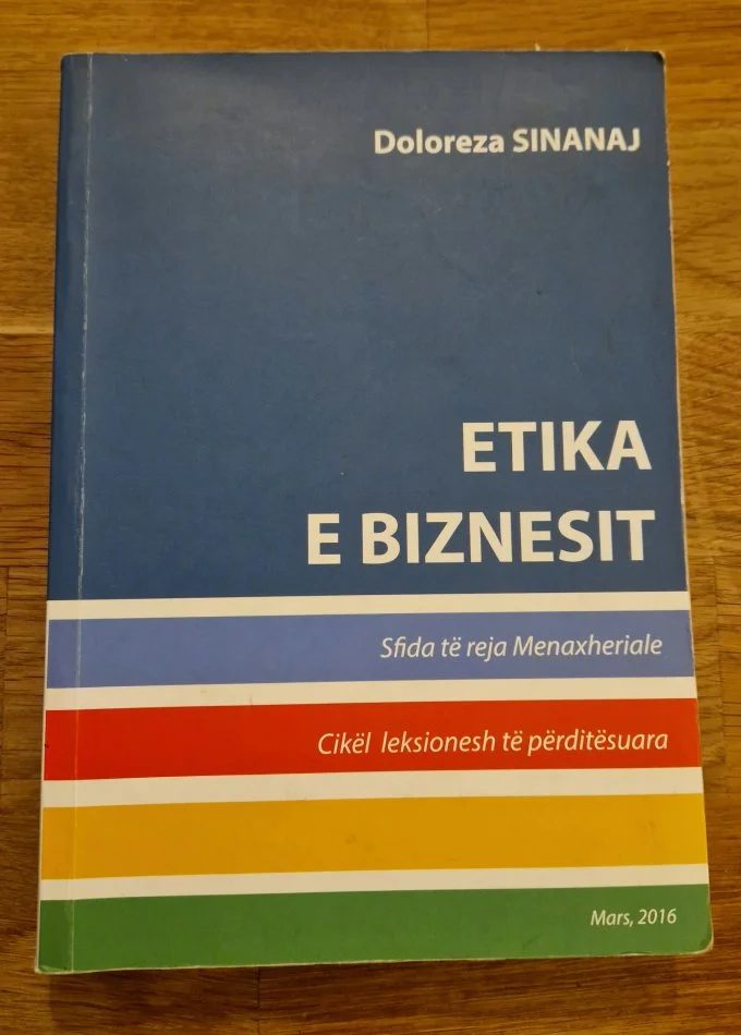 Tirane, shes Shitet libër: “Etika e Biznesit”