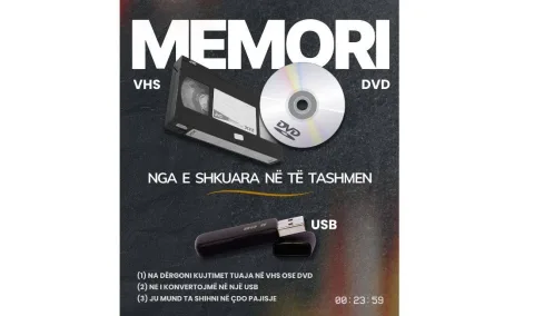 Pajisje per konvertime te dhenash nga kaseta dhe cd te vjetra