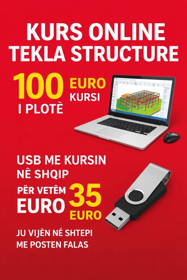 Tirane, kurse kompjuteri Inxhinieri Kurs Tekla Structure