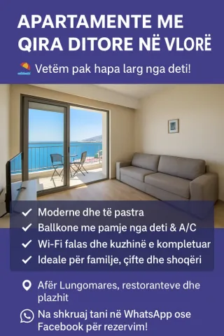 Vlore - Lungomare, apartament ne plazh