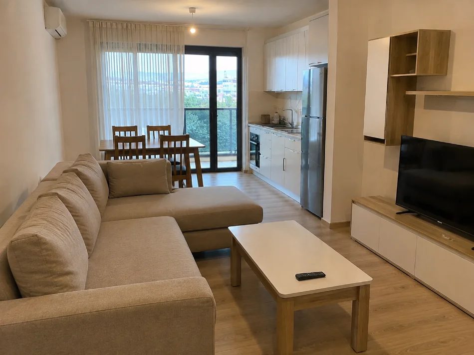 🏠 Jepet me Qira Apartament 2+1 tek Liqeni i Thatë tek Loy Lounge, 800 mije leke