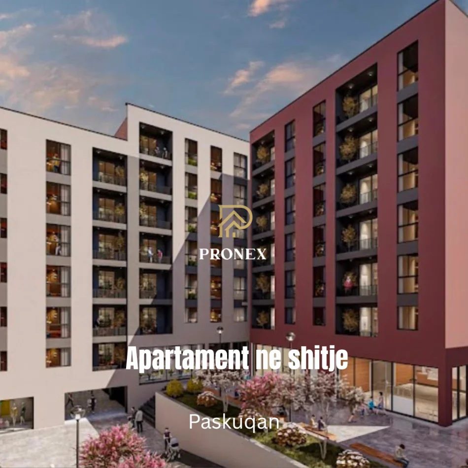Tirane, shitet apartament 1+1 Kati 3, 76 m² 103.600 € (Paskuqan)