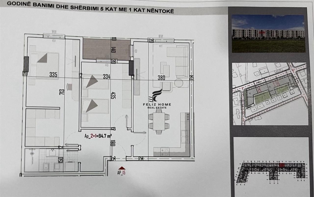 SHITET APARTAMENT 2+1 KAMEZ 84.000 EURO