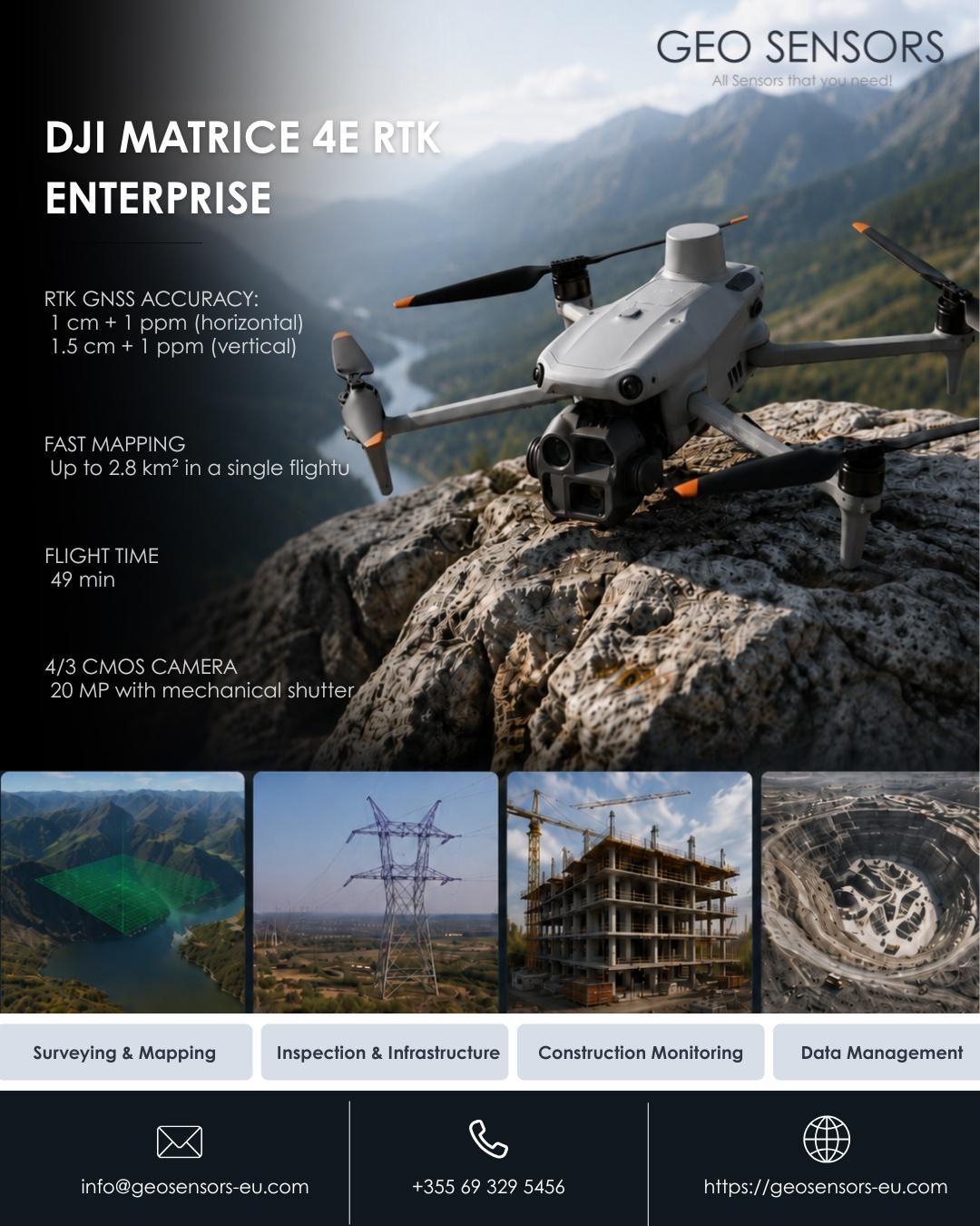 Drone- DJI Matrice 4E RTK Enterprise