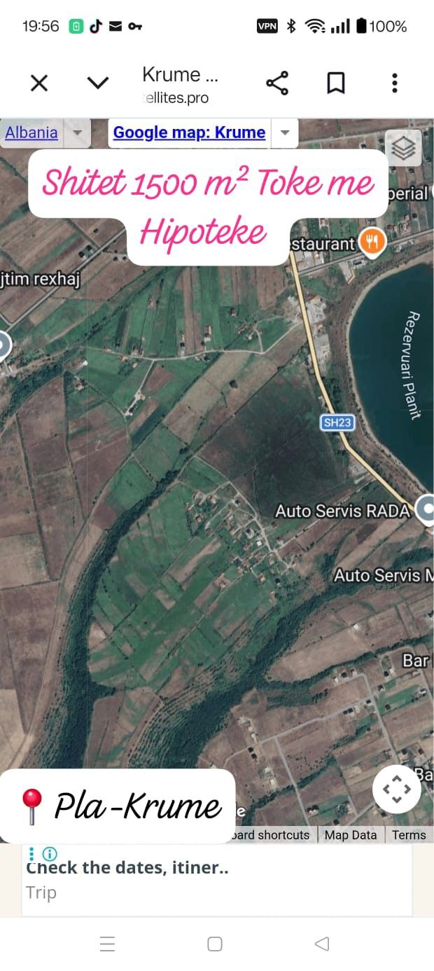 Shitet toke 1500 metra ne Pla - Krume - Has