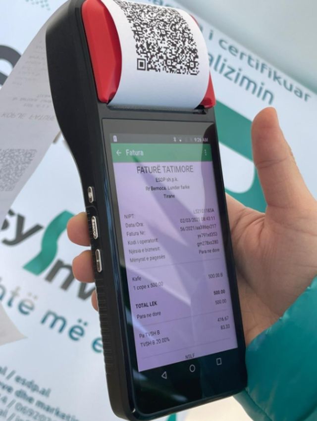 Program Fiskalizimi në Shqipëri Faturim Elektronik, POS, M